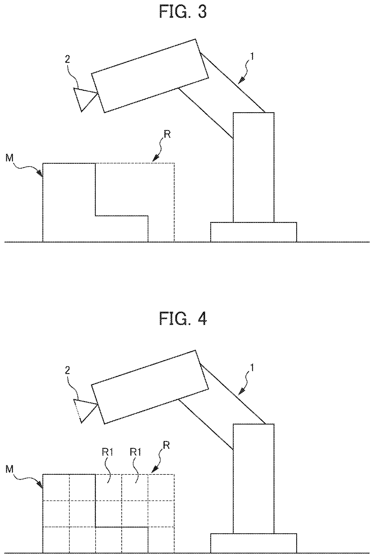 Obstacle search device of robot system