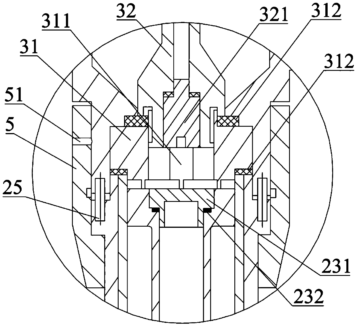 A model launching device and its application