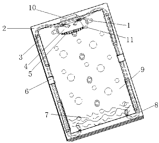 Self-circulating foaming screen