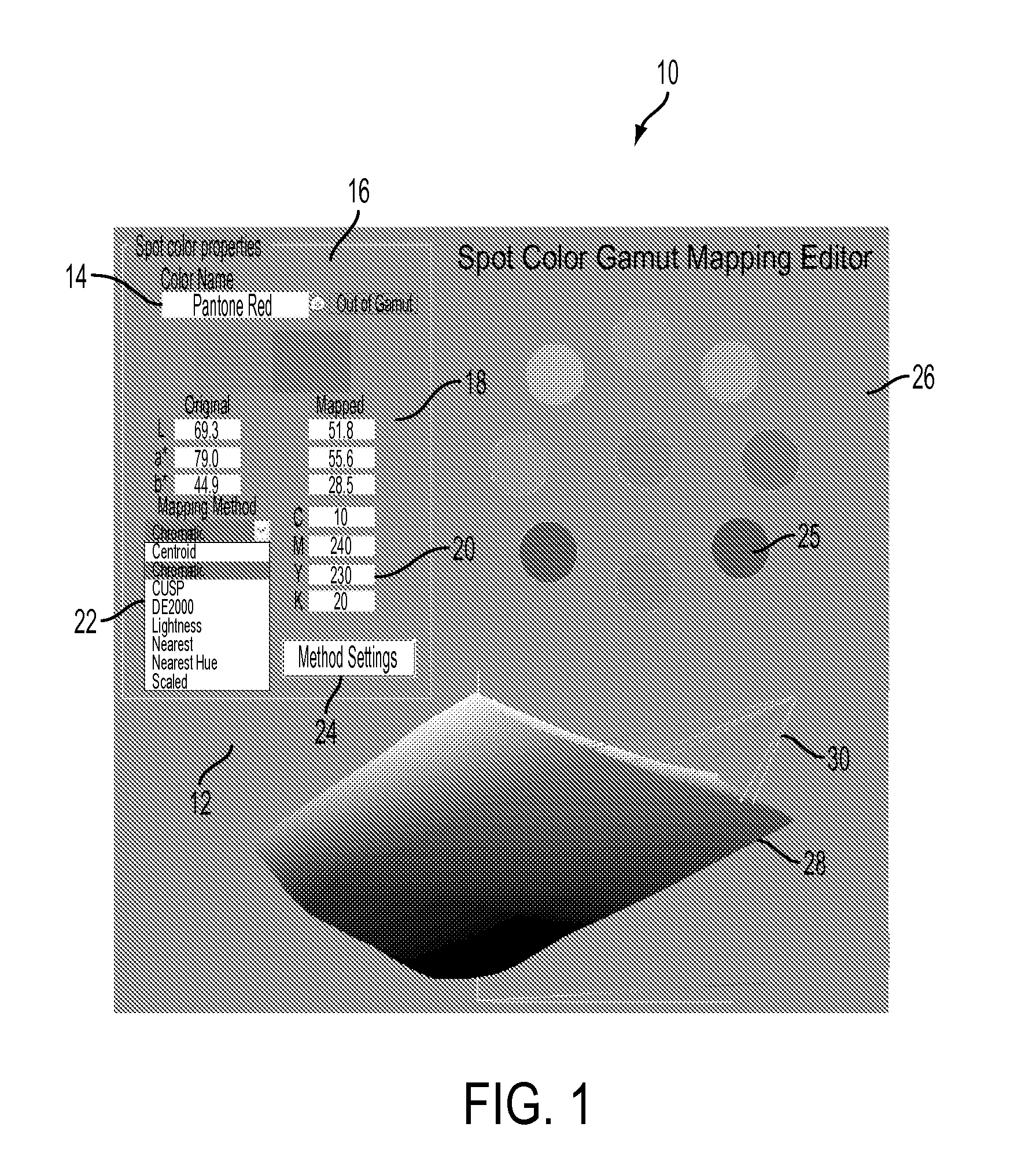 Method and system for out-of-gamut spot color reproduction