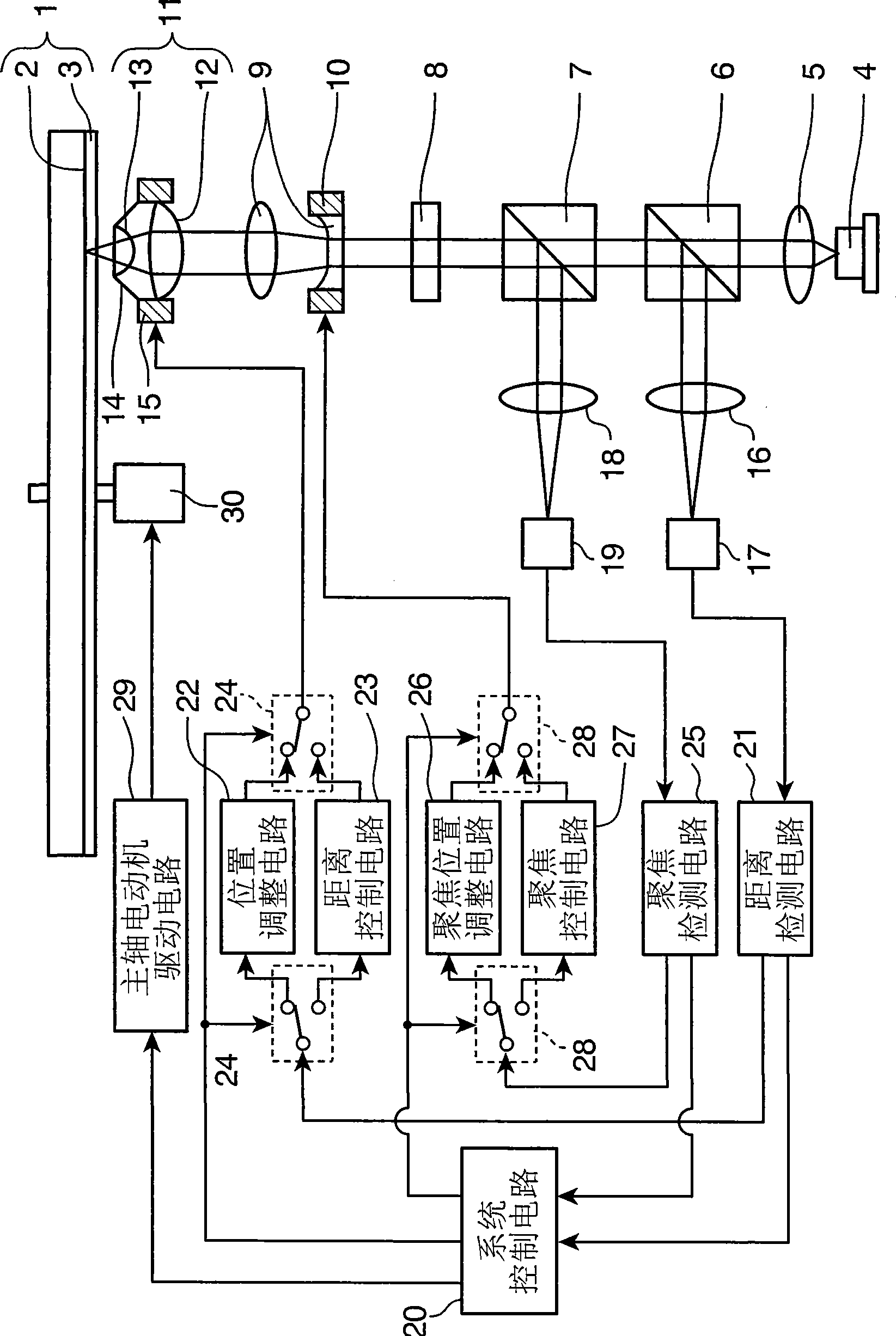 Optical information recorder/reproducer, optical information recording/reproducing method and control circuit