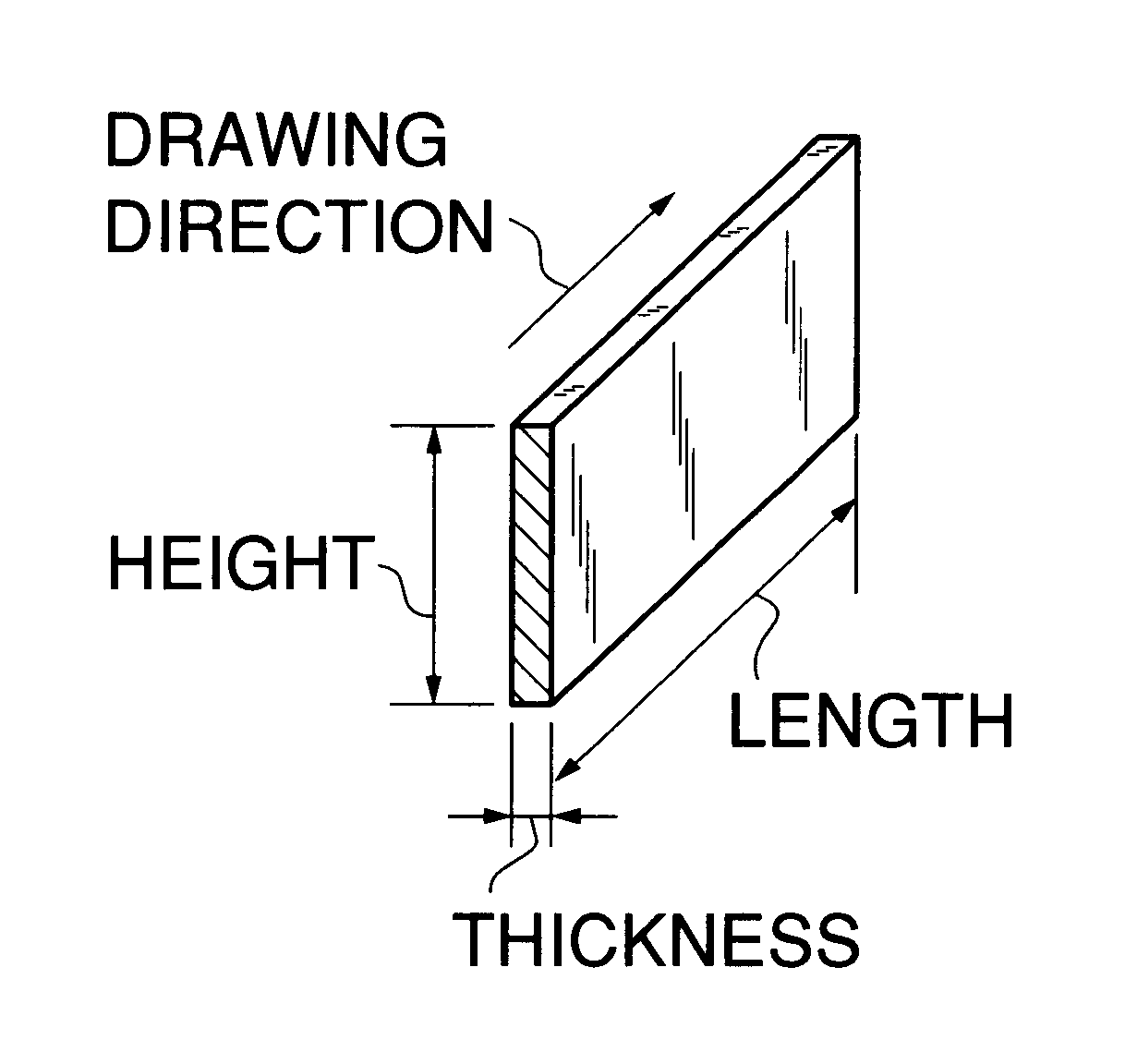 Method of manufacturing glass spacers
