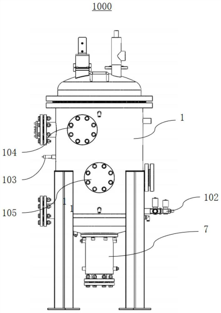 Multi-working-condition metal liquid drop ignition experiment device