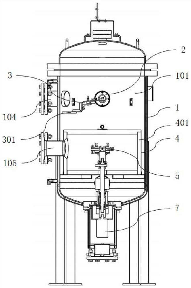 Multi-working-condition metal liquid drop ignition experiment device