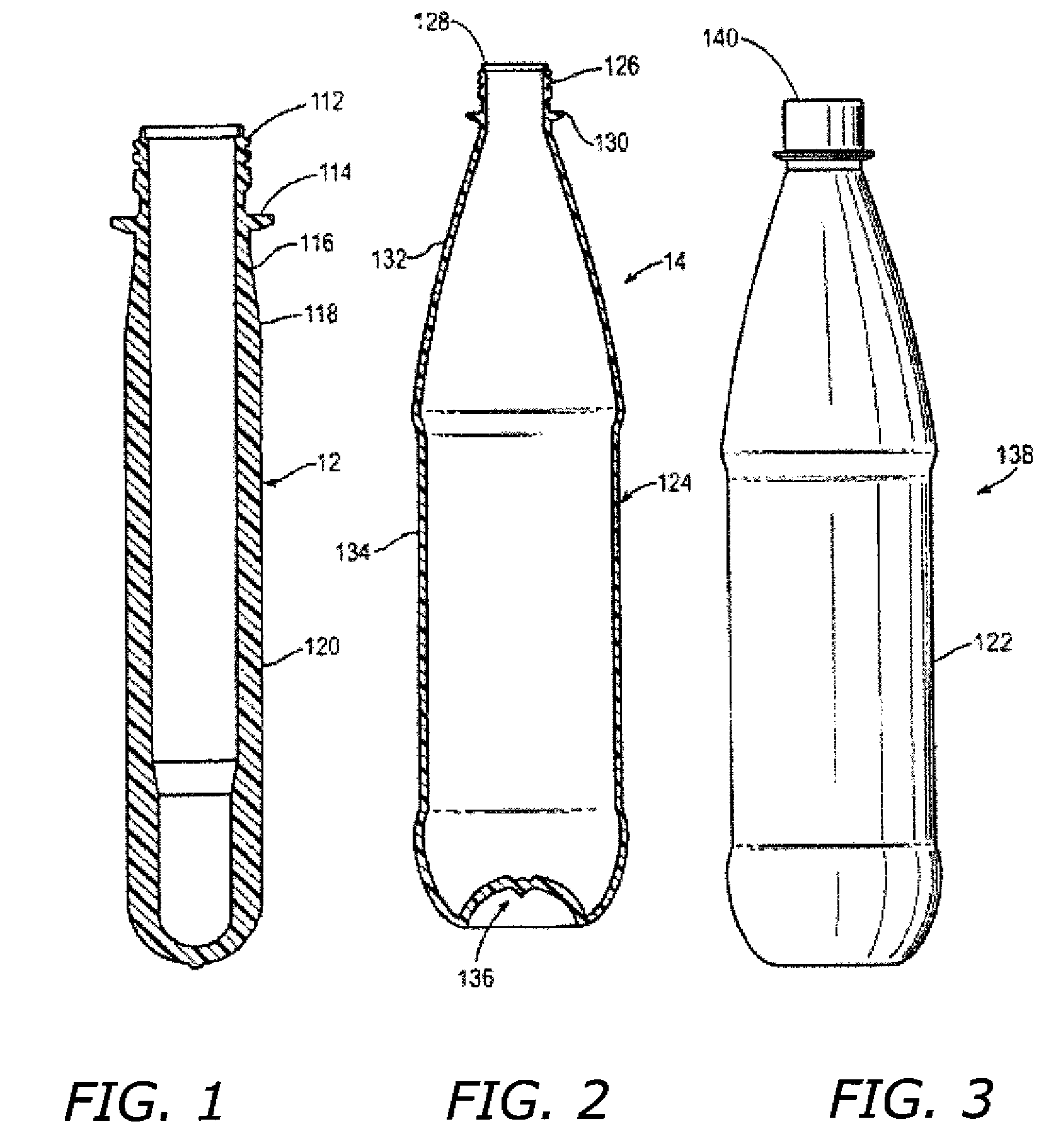 Multilayer container for enhanced gas barrier properties