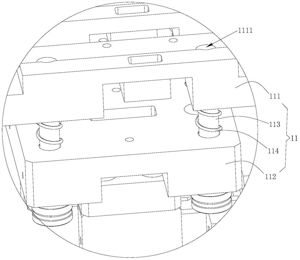 LED bracket feeding device and LED solid crystal equipment