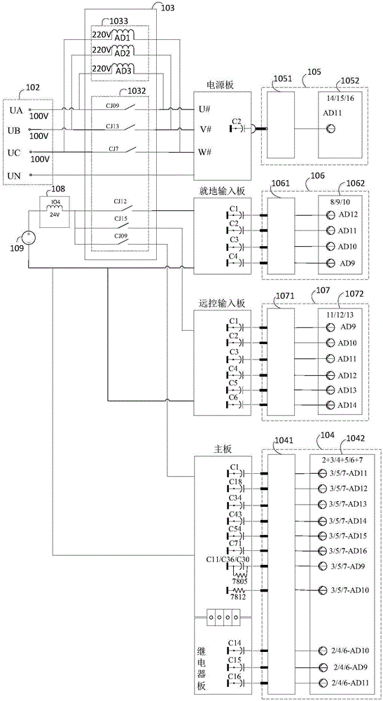 Nuclear power plant first generation electronic actuator electronic card sensitive component testing system and method