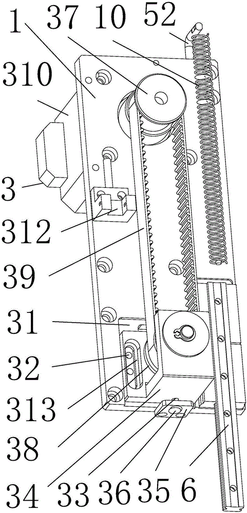 Multifunctional suction nozzle device of integrated circuit