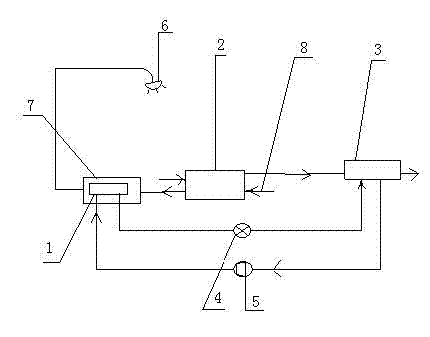 Two-stage bathing wastewater recovery device