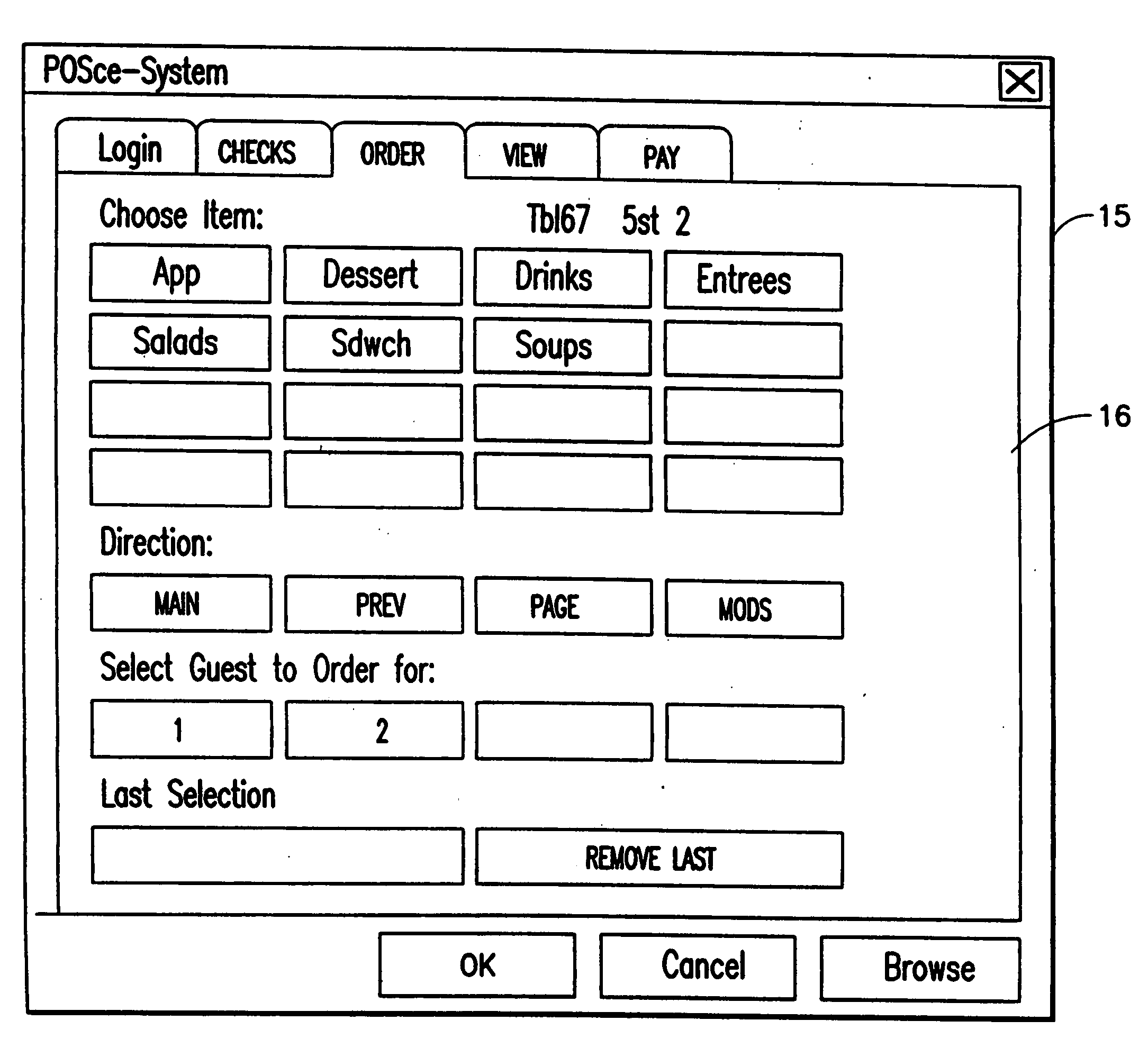 Information management and synchronous communications system with menu generation, and handwriting and voice modification of orders