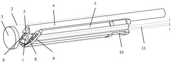 OCT tomography probe, OCT imaging system and imaging method