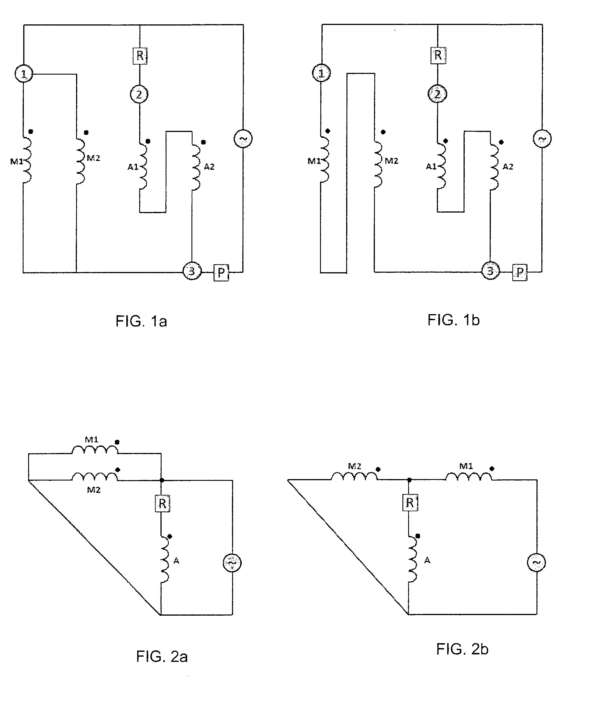 Winding switching circuit and thermal protection for dual voltage hermetic induction motor of hermetic cooling compressor