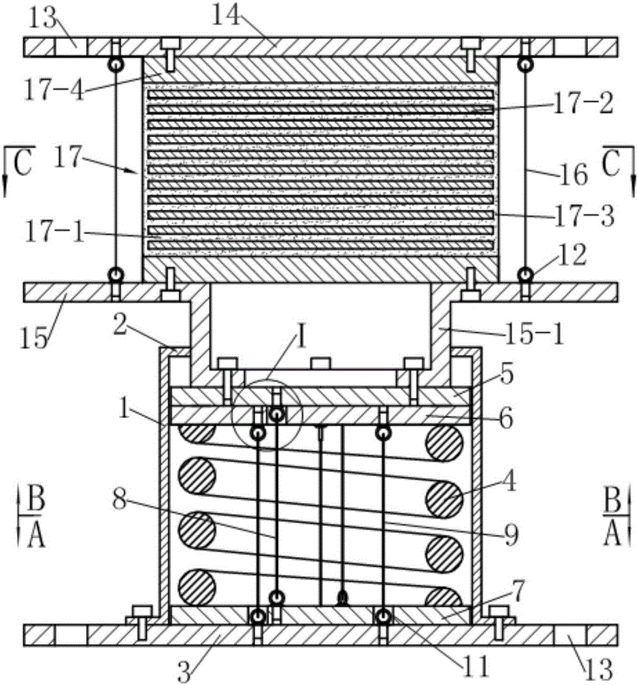 Three-dimensional seismic isolation device with vertical early rigidity capable of being preset