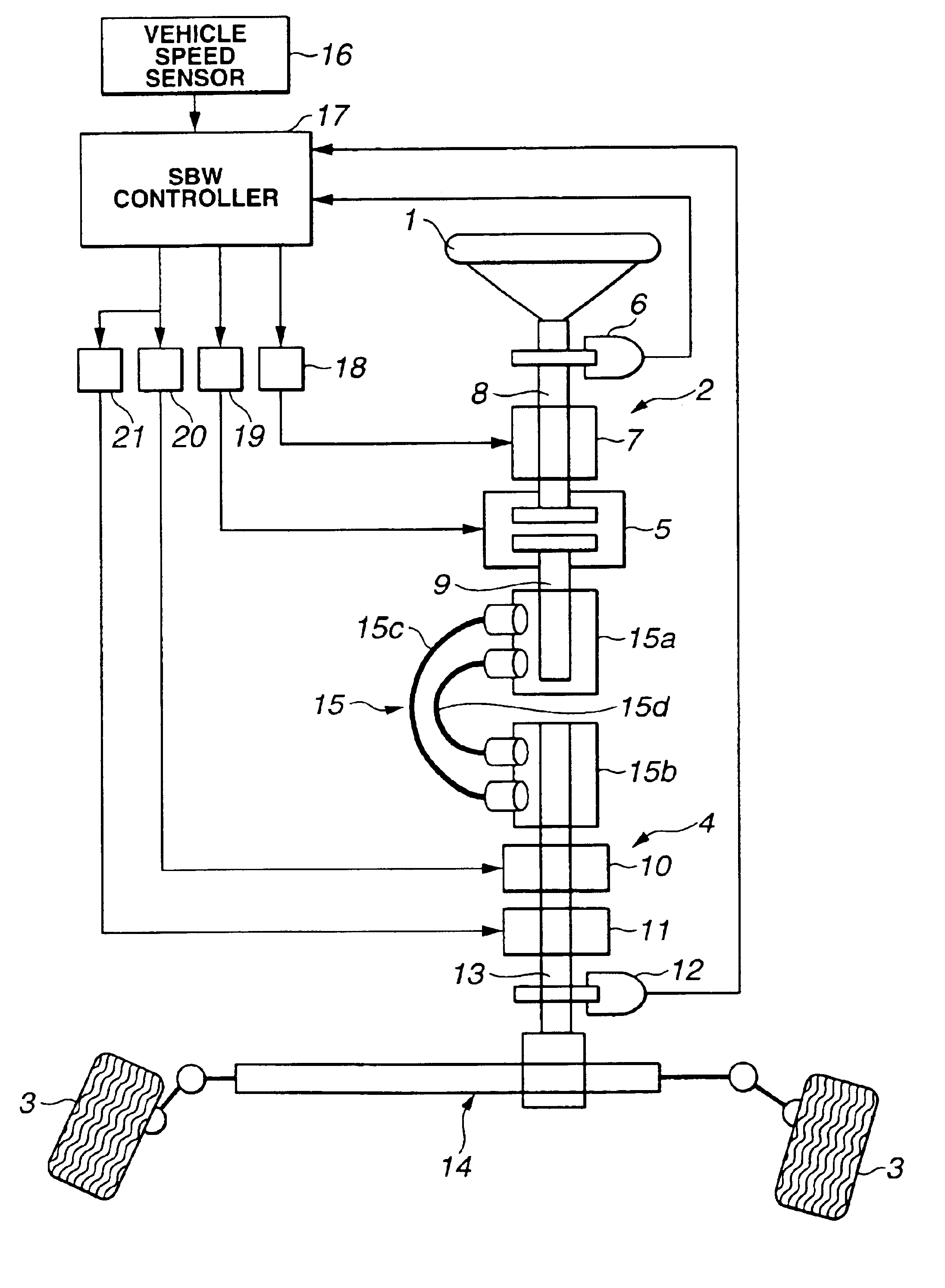 Steering apparatus and method for automotive vehicle