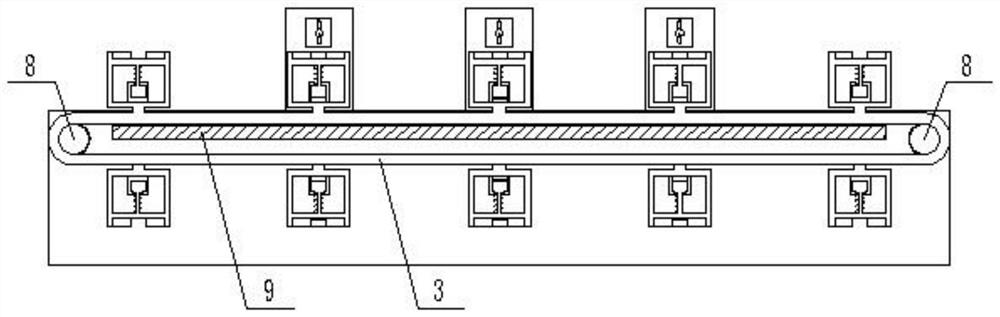 Electronic component mobile testing device and method thereof