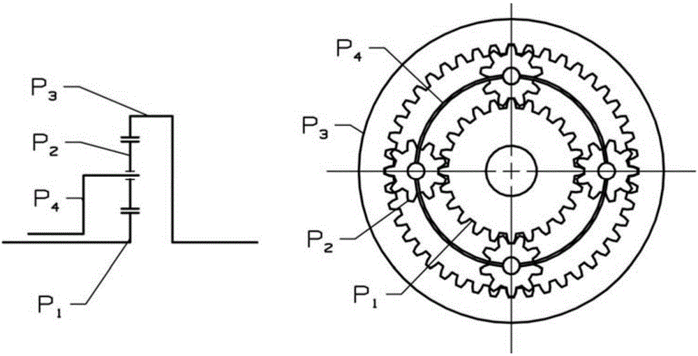 Modular combined transmission