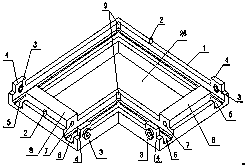 Tool for machining threaded holes for grating and performing assembling