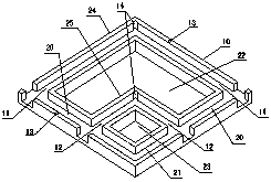 Tool for machining threaded holes for grating and performing assembling