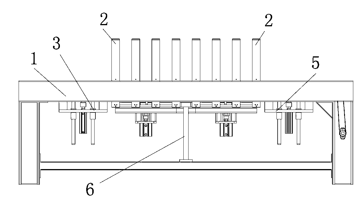 Locating mechanism for box packing device