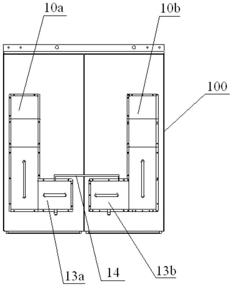 Cooling and dehumidifying device and converter applying it