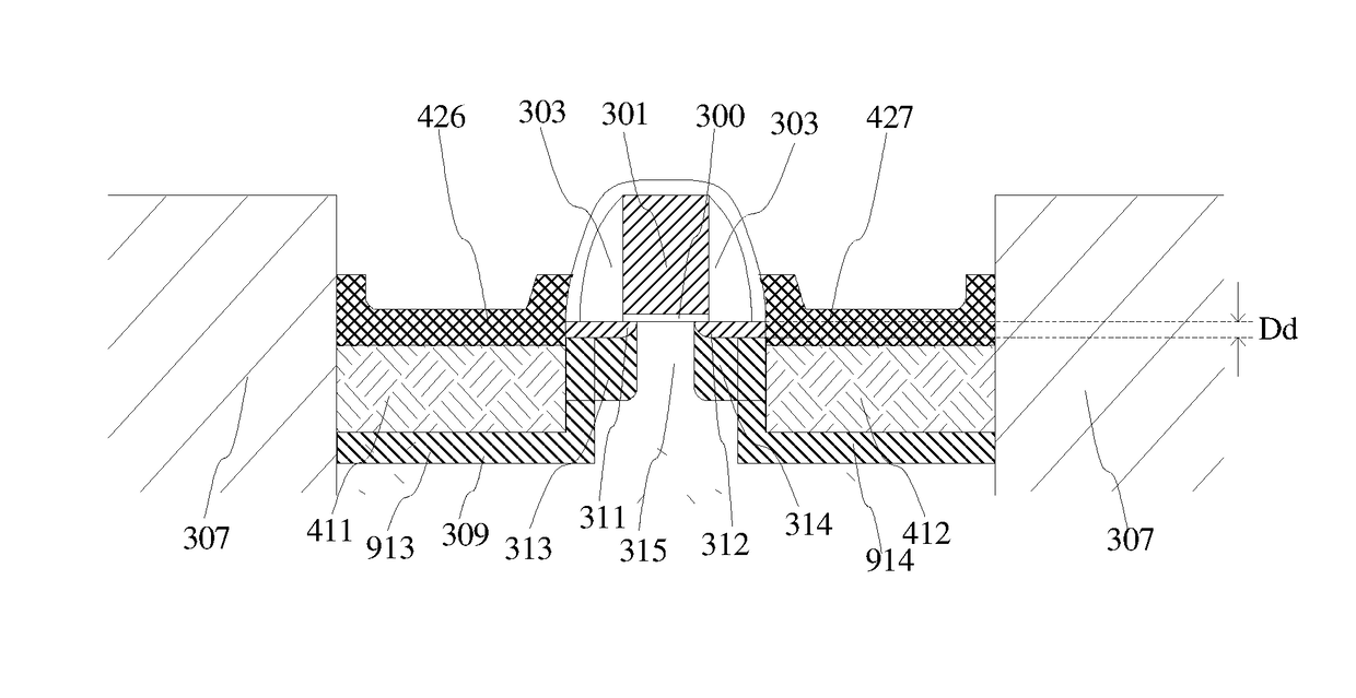 Deep channel isolated drain metal-oxide-semiconductor transistors