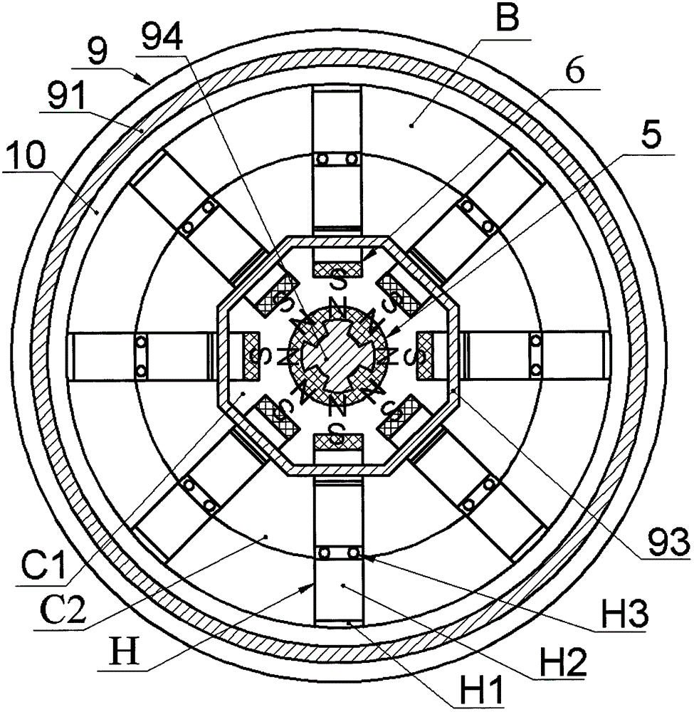 Large-sized self-monitoring cylindrical roller bearing