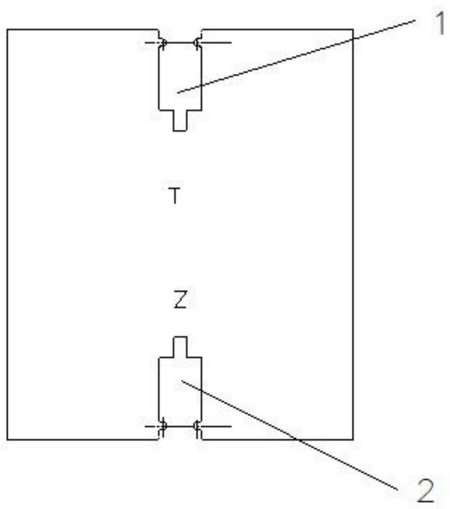 Valve lock clamping groove profiling clamping plate