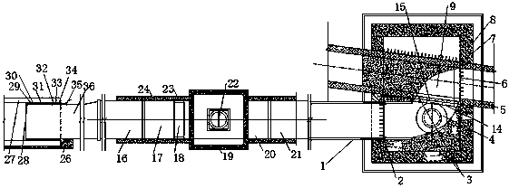 Construction method for connecting new and old sewage pipes during sewage pipe shifting transformation