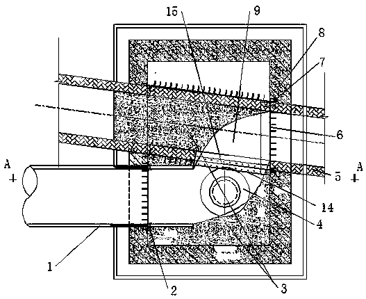 Construction method for connecting new and old sewage pipes during sewage pipe shifting transformation