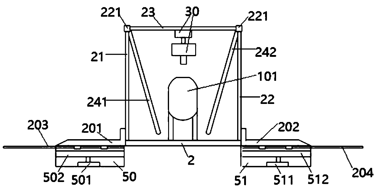 Suckling device for sows of pig farm