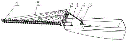 Conveyer with stretchable and retractable conveying arm