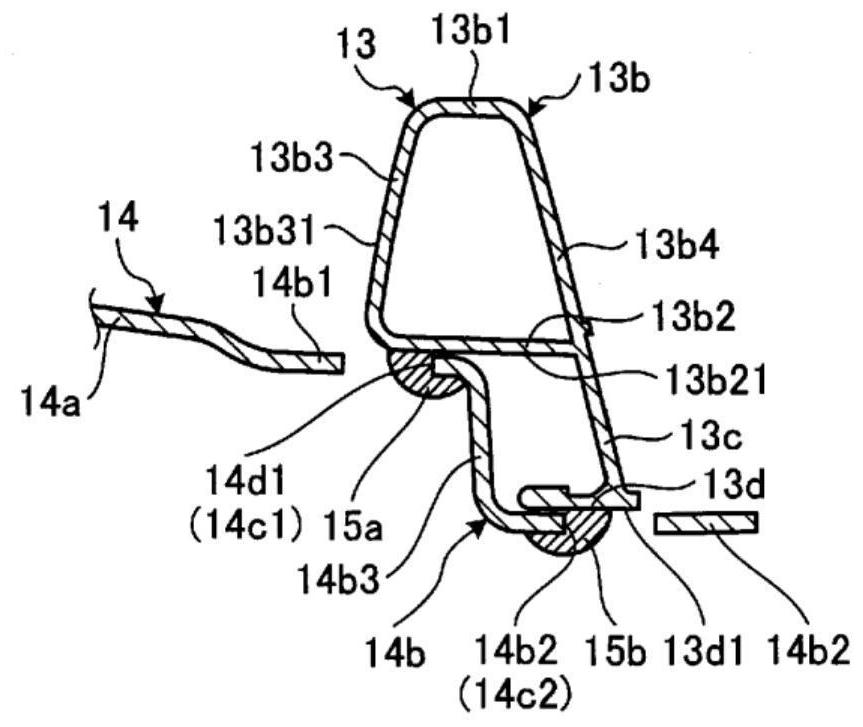 Vehicular door frame