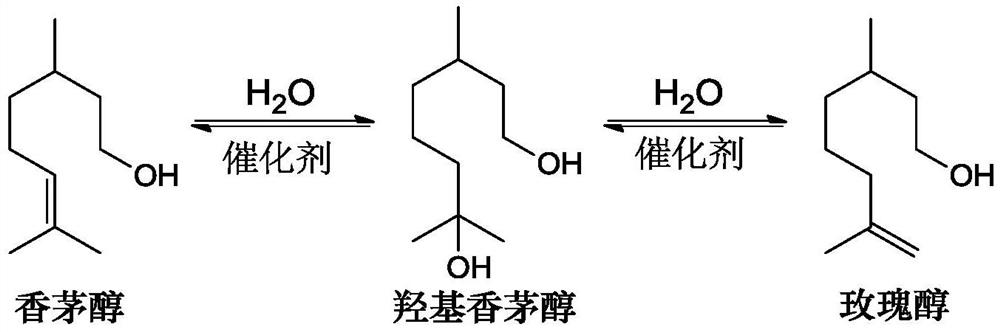 A solid acid and its preparation method, a solid acid-loaded microchannel reactor and its preparation method, and a method for preparing hydroxycitronellal