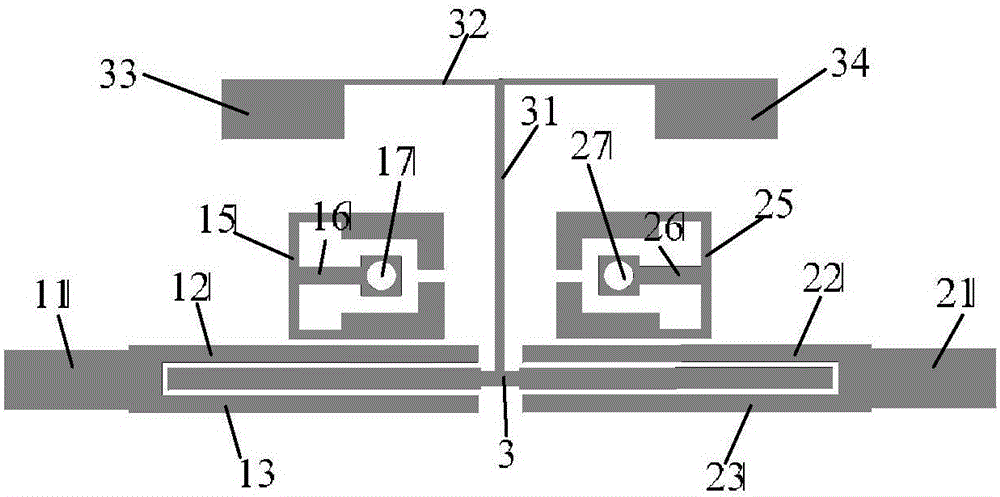 Miniaturized ultra wide band filter with two-notch features