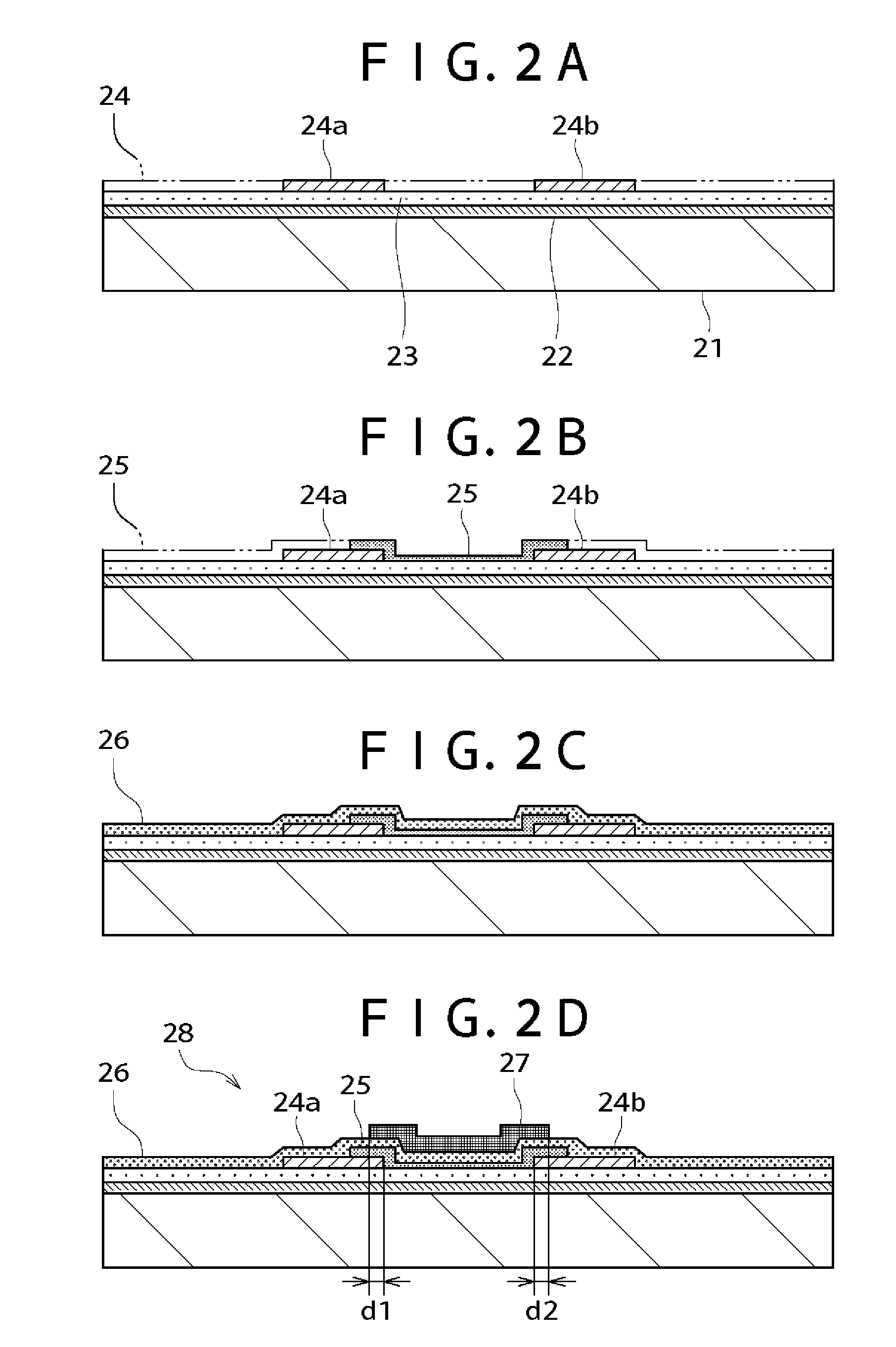 Thin film transistor and method for production thereof