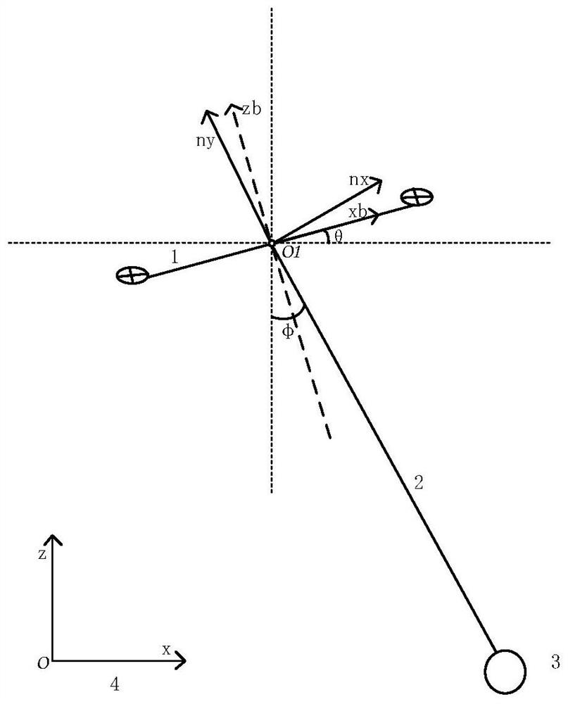 A Swing Suppression Method for UAV Suspension System Using Tether/Thrust Coordination