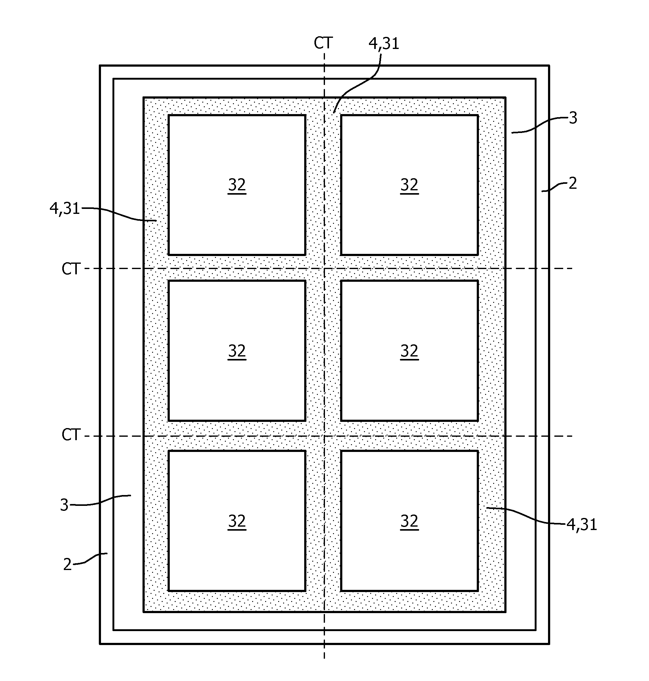 Structuring of oleds