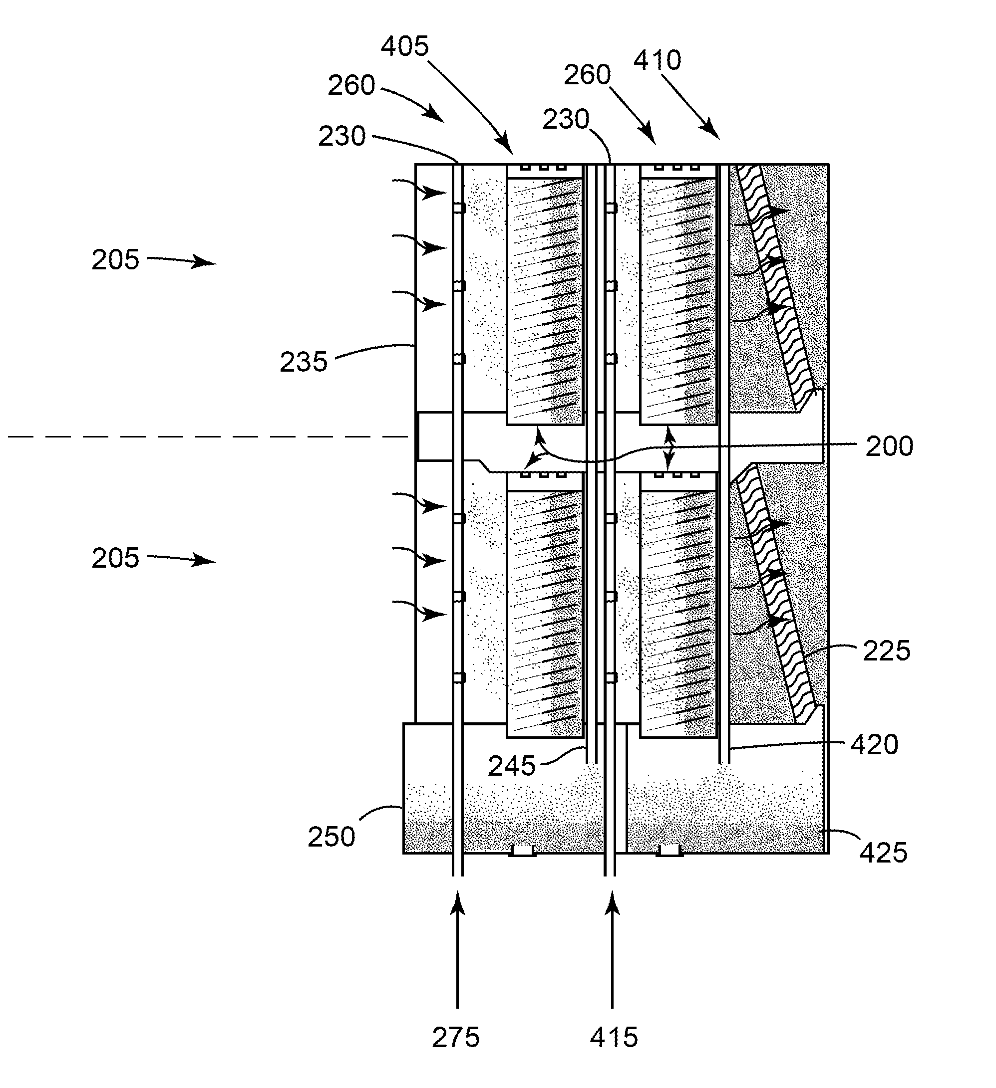 System for conditioning the airflow entering a turbomachine