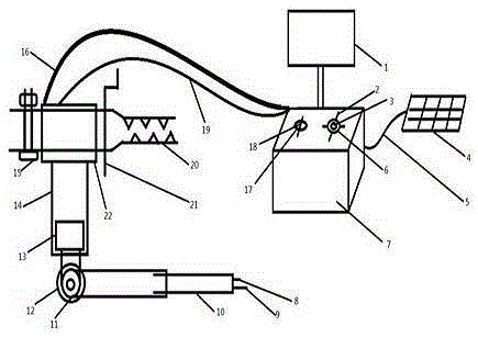 Novel portable oil tank detection device capable of remote control