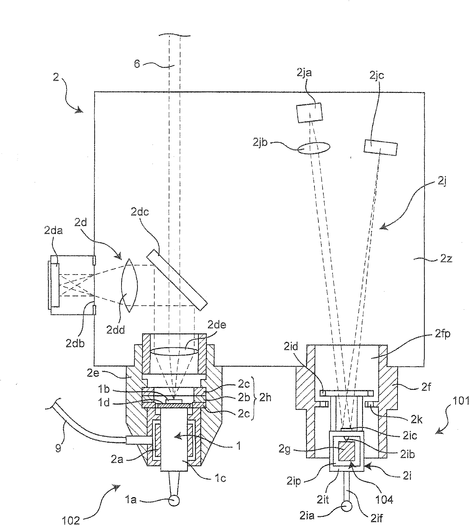 Three-dimensional shape measuring device