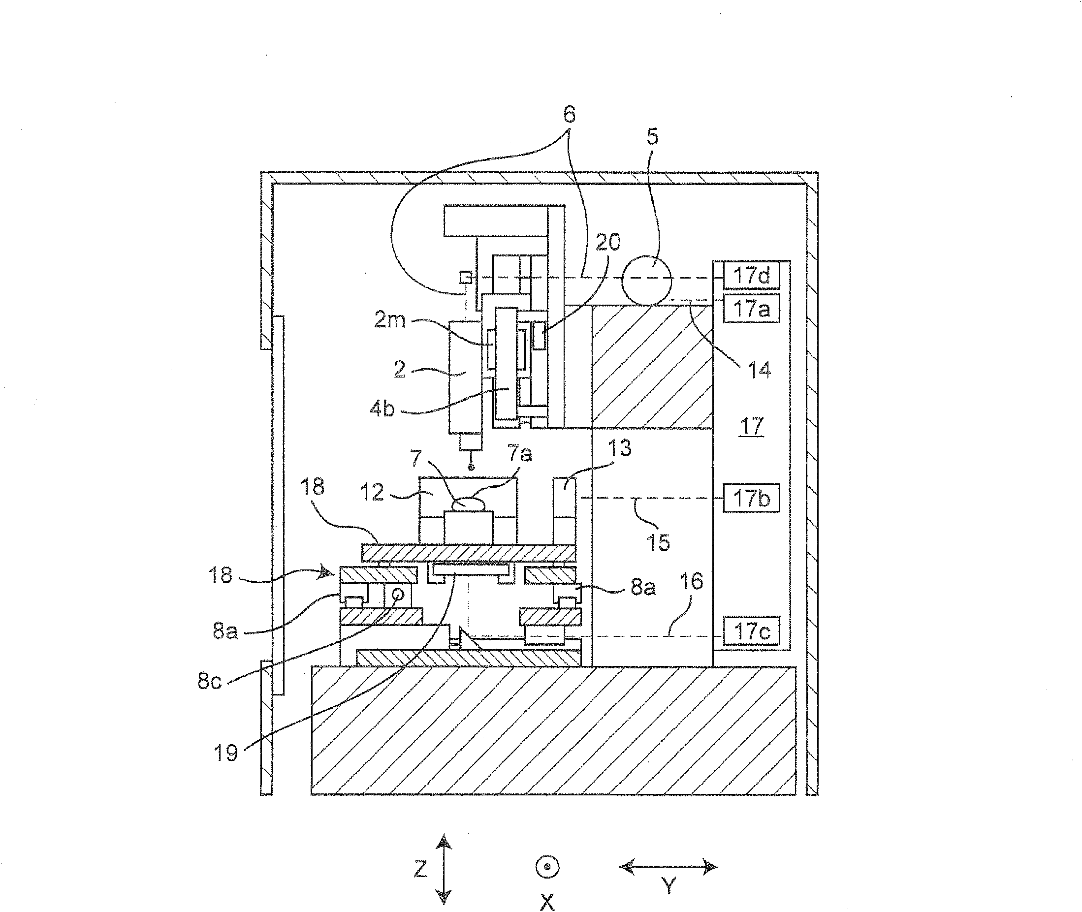 Three-dimensional shape measuring device