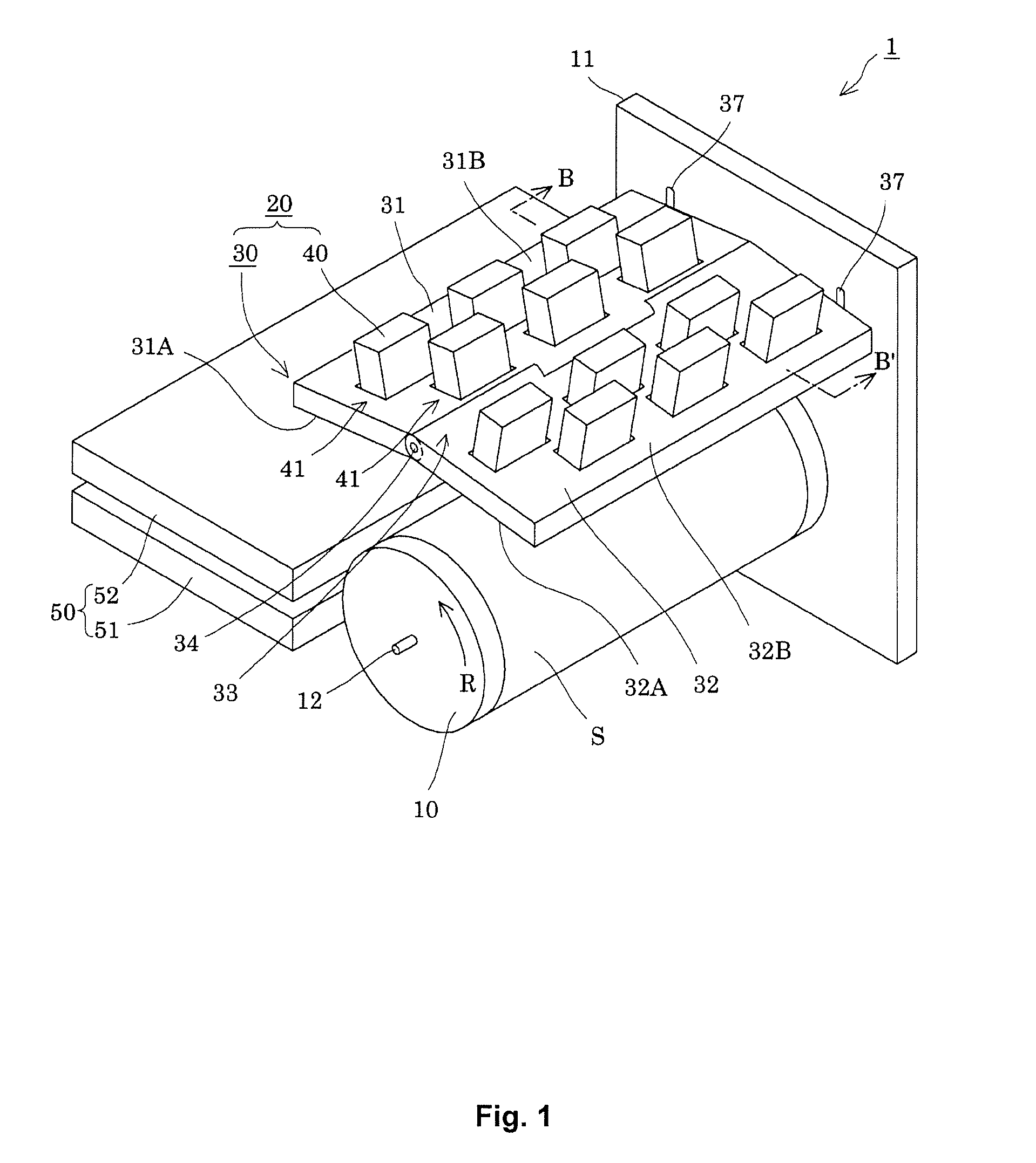 Head attachment member, liquid ejection device, and head attachment method