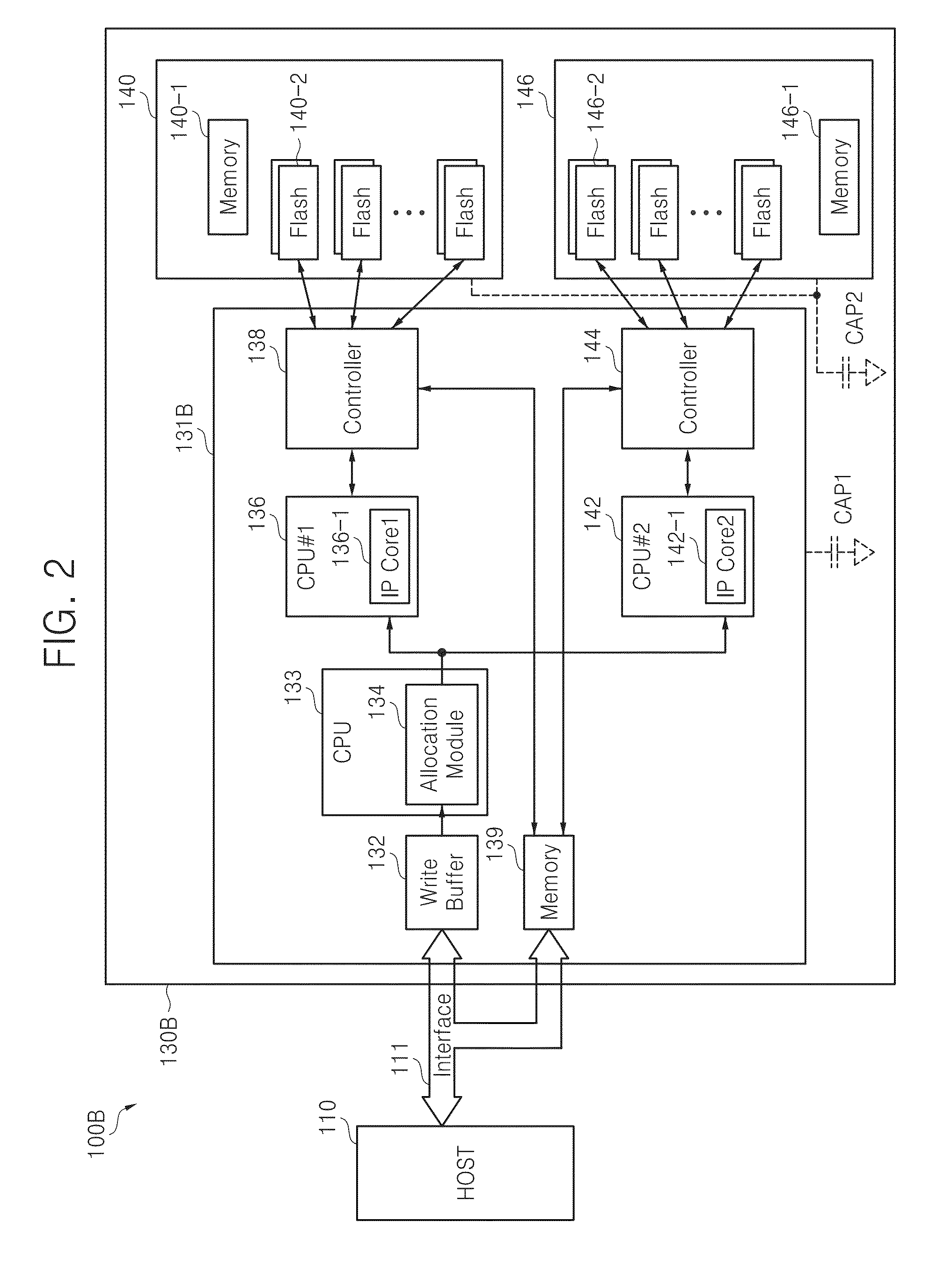 Data storage device performing atomic write and related method of operation
