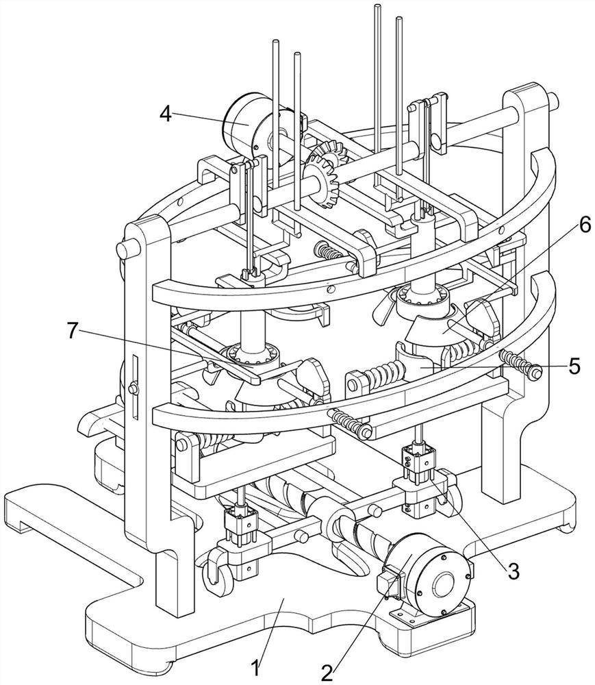 Smashing device for ceramic handicraft processing