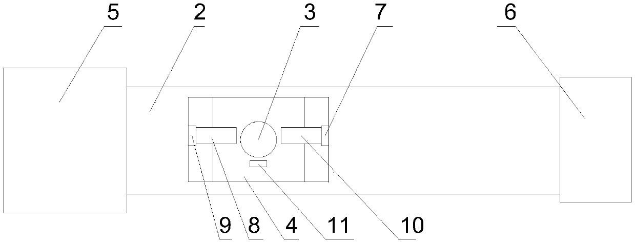Centrifugal machine balancing device based on position adjustment of rotation center, and method