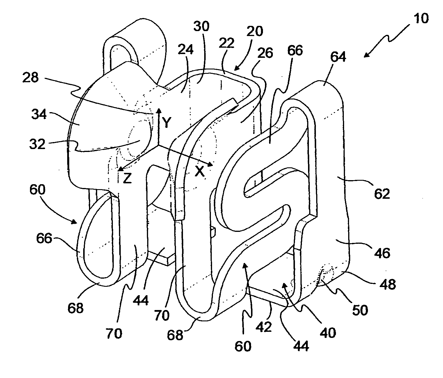 Connector for electronic components