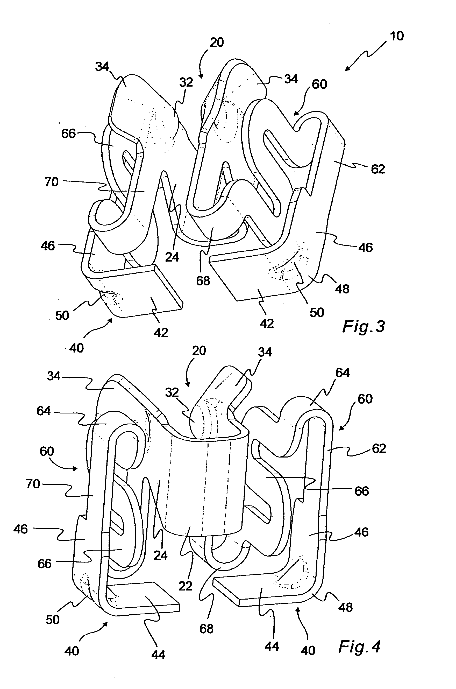 Connector for electronic components