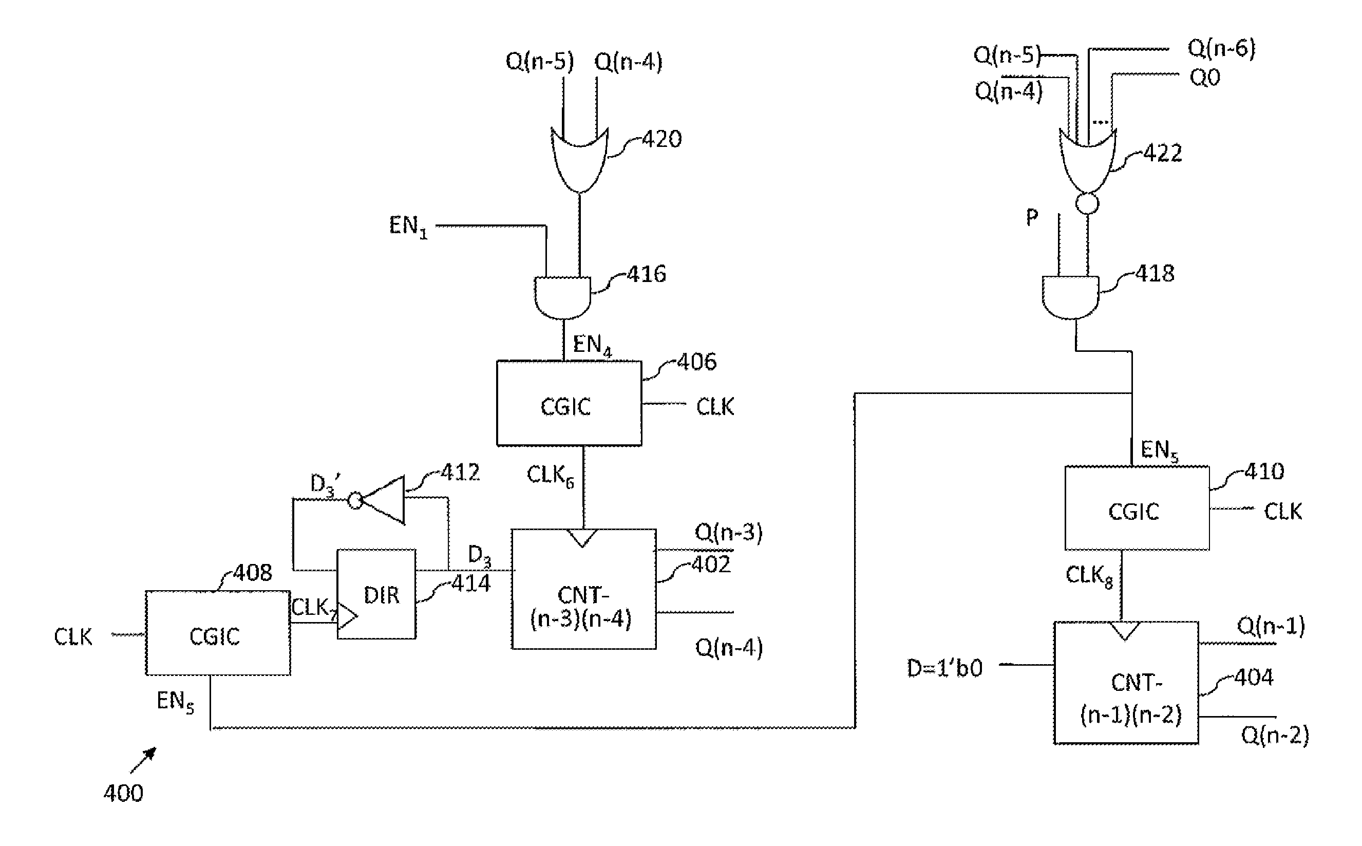 Modular gray code counter