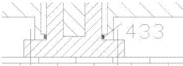 A liftable bridge guardrail structure with lift warning