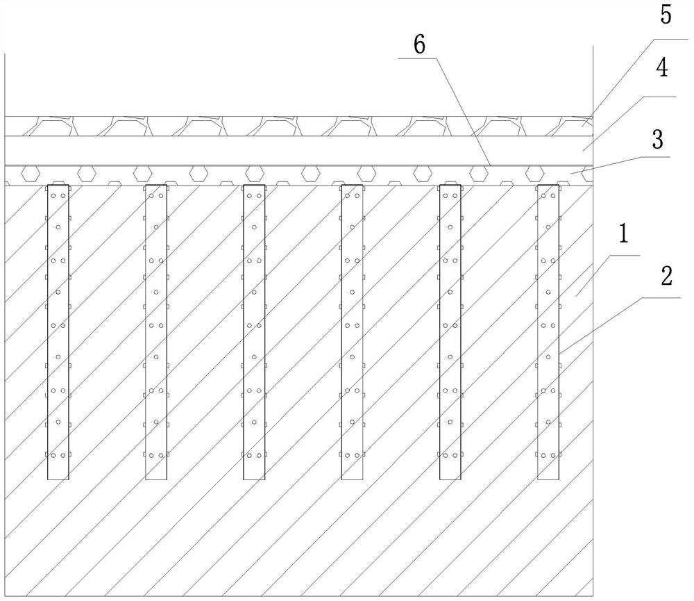 Mucky soil resistance-increasing steel pipe pile foundation reinforcing structure and construction method